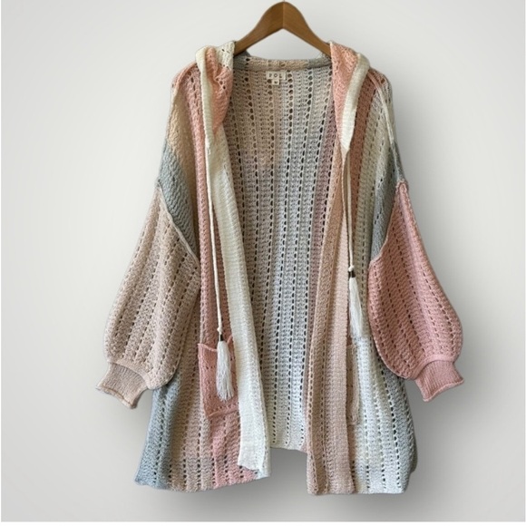 POL cardigan Sweater Knit Women Size
M Hoodie - Picture 1 of 6